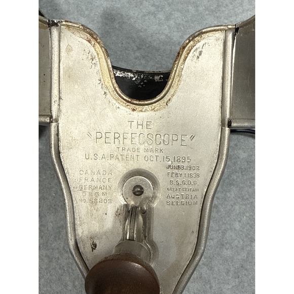 Antique Perfecscope Stereoscope Viewer H.C. White Co 1902 Patent 3D Photo 1900s - Picture 8 of 9